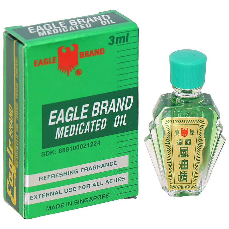 Dầu gió xanh Con Ó chai 24ml - 21